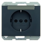 BERKER - K.1 SSD mit Beschriftungsfeld anthrazit matt