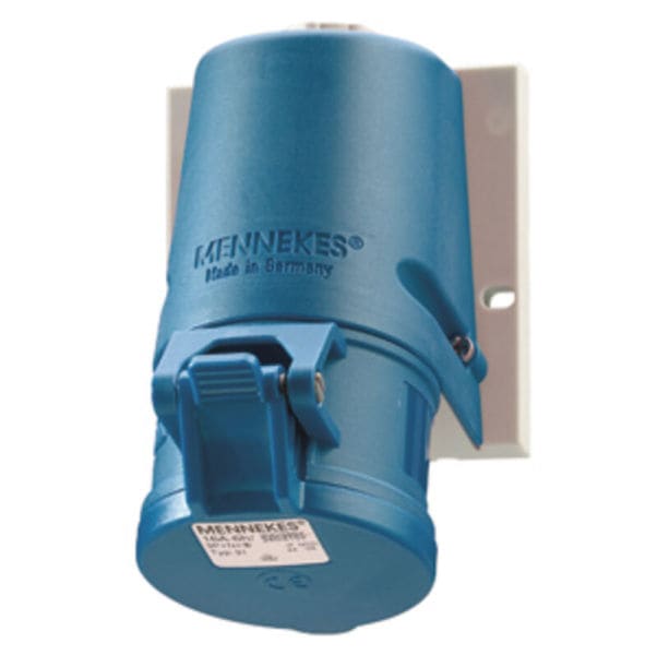 MENNEKES - Cee-Wandsteckdose Twincontact 16A 4P 230V 9H IP44