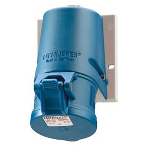 MENNEKES - Cee-Wandsteckdose Twincontact 32A 3P 230V 6H IP44