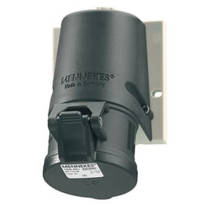 MENNEKES - Cee-Wandsteckdose Twincontact 32A 4P 500V 7H IP44