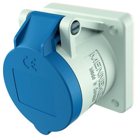 MENNEKES - Cee-Anbausteckdose Twincontact 16A 3P 230V 6H IP44