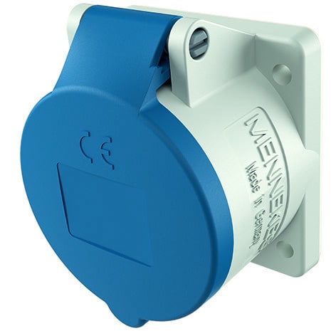 MENNEKES - Cee-Anbausteckdose Twincontact 16A 4P 230V 9H IP44