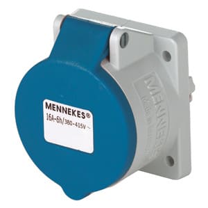 MENNEKES - Cee-Anbausteckdose Twincontact 16A 4P 230V 9H IP44