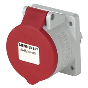 MENNEKES - Cee-Anbausteckdose Twincontact 16A 4P 400V 6H IP44