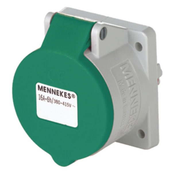 MENNEKES - Cee-Anbausteckdose Twincontact 16A 4P 50-500V 2H IP44