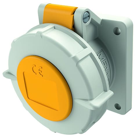 MENNEKES - Cee-Anbausteckdose Twincontact 16A 4P 110V 4H IP67