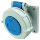 MENNEKES - Cee-Anbausteckdose Twincontact 16A 4P 230V 9H IP67