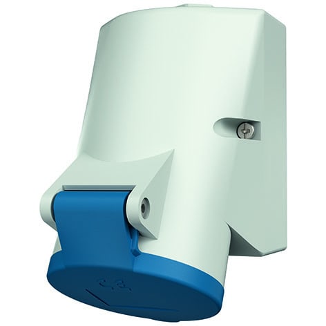 MENNEKES - Cee-Wandsteckdose Twincontact 16A 4P 230V 9H IP44