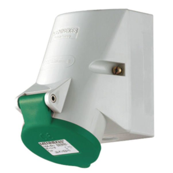 MENNEKES - CEE-Wandsteckdose TwinContact 16A 4p >50-500V 2h IP44 >300-500Hz
