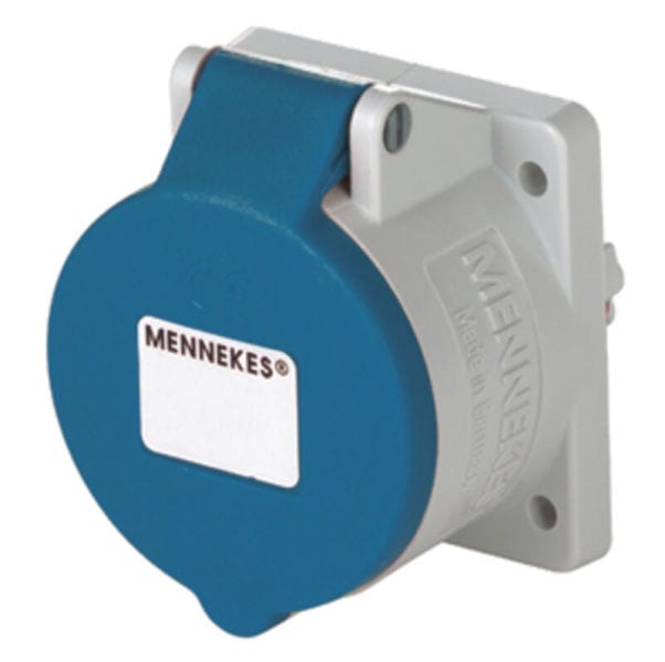 MENNEKES - Cee-Anbausteckdose Twincontact 32A 4P 230V 9H IP44