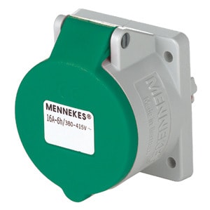 MENNEKES - CEE-Anbausteckdose TwinContact 32A 5p >50-500V 2h IP44