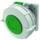 MENNEKES - CEE-Anbausteckdose TwinContact 32A 4p >50-500V 10h IP67 100-300Hz