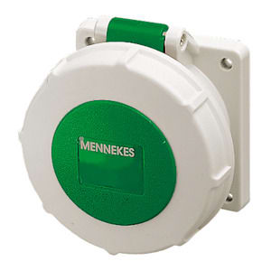 MENNEKES - CEE-Anbausteckdose TwinContact 32A 4p >50-500V 10h IP67 100-300Hz