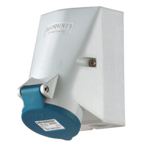 MENNEKES - Cee-Wandsteckdose Twincontact 32A 4P 230V 9H IP44