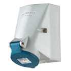MENNEKES - Cee-Wandsteckdose Twincontact 32A 5P 230V 9H IP44
