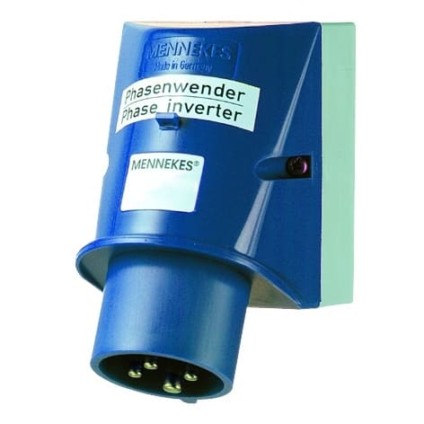 MENNEKES - CEE-Phasenw.Wandgerätestecker 32A 4p 230V 9h IP44