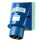MENNEKES - CEE-Phasenw.Wandgerätestecker 32A 4p 230V 9h IP44