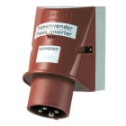 MENNEKES - CEE-Wandgerätestecker 32A 4p 400V 6h IP44 m.Phasenwender