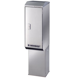 MENNEKES - CombiTOWER Edelst. blank m. Tür 1043x254x415mm,mit Tür, f. Amaxx 2,3,4
