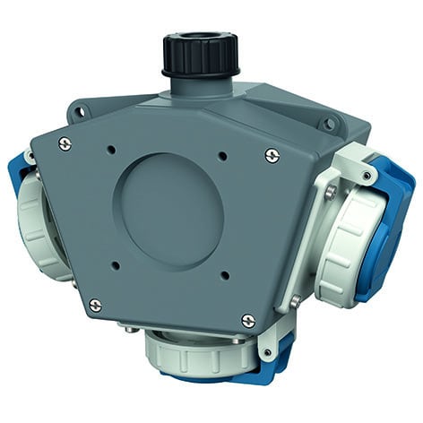 MENNEKES - Delta Box Amelan 3xSSTD IP68
