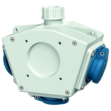MENNEKES - Delta-Box 3xSSTD IP44