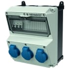 MENNEKES - Steckdosen-Kombi Amaxx 2 3xSSTD, IP44 + Abs.