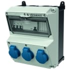 MENNEKES - Steckdosen-Kombi Amaxx 2 3xSSTD, IP44 + Abs.