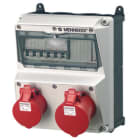 MENNEKES - Steckdosen-Kombi Amaxx 2 1X16/5, 1X32/5, IP44, +,Abs.
