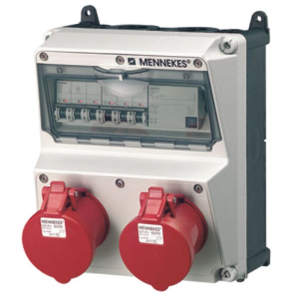 MENNEKES - Steckdosen-Kombi Amaxx 2 2X32/5, IP44 + Abs.