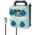 MENNEKES - Steckdosen-Kombi AMAXX 2 tragb. 4xSSTD, IP44, + Abs.
