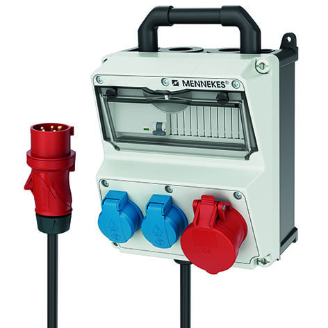 MENNEKES - Steckdosen-Kombi Amaxx 2 2xSSTD 1X16/5 IP44