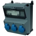 MENNEKES - Steckdosen-Kombi Amaxx 2 Amelan 3xSSTD, IP44, + Abs.
