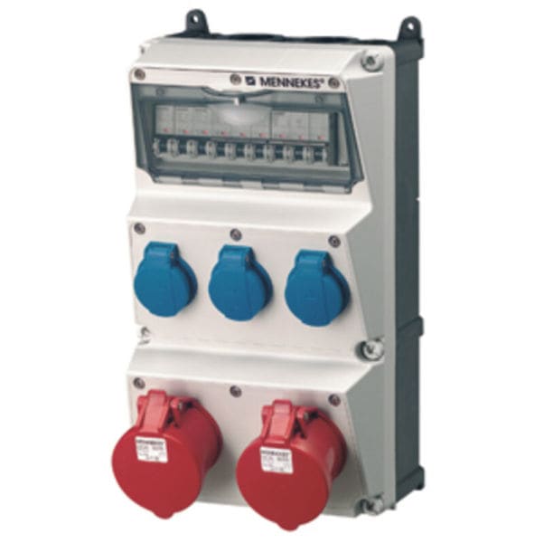 MENNEKES - Steckdosen-Kombi Amaxx 3 3xSSTD, 2X32/5, IP44, + Abs.