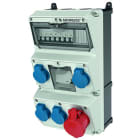 MENNEKES - Steckdosen-Kombi Amaxx 3 4 Sstd, 1X16/5, IP44, + Abs.
