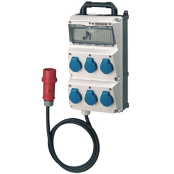MENNEKES - Steckdosen-Kombi AMAXX 3 6xSSTD, IP44, + Absicherung