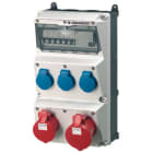 MENNEKES - Steckdosen-Kombi Amaxx 3 3xSSTD 1X16/5 1X32/5 IP44 +Abs.