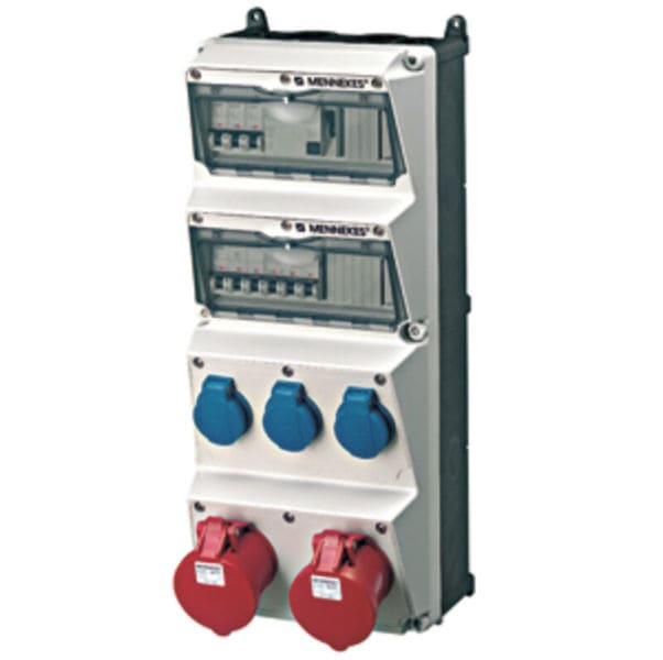 MENNEKES - Steckdosen-Kombi Amaxx 4 3xSSTD, 2X32/5, IP44, + Abs.