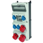 MENNEKES - Steckdosen-Kombi AMAXX 4 4xSSTD, 2x16/5, 1x32/5, IP44, + Abs.