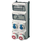 MENNEKES - Steckdosen-Kombi Amaxx 4 2xSSTD 2X16/5 IP67 + Abs.