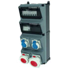 MENNEKES - Steckdosen-Kombi AMAXX 4 Amelan 2xSSTD, 1x16/5, 1x32/5, IP67, + Abs.