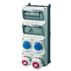 MENNEKES - Steckdosen-Kombi Amaxx 4 2xSSTD 1X16/5 1X32/5 IP67 + Abs.