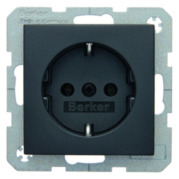 BERKER - S.1/B.x SSD mit Schraubklemmen anthrazit matt