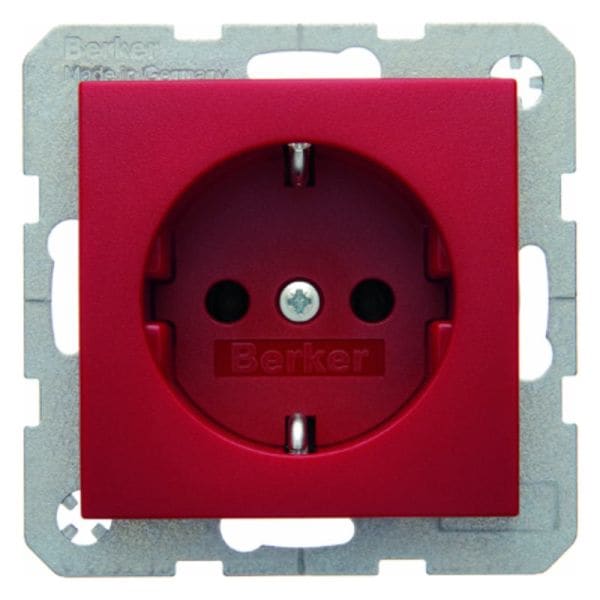 BERKER - S.1/B.x SSD mit Schraubklemmen rot matt
