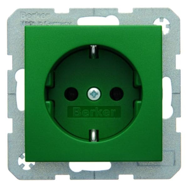 BERKER - S.1/B.x SSD mit Schraubklemmen grün matt