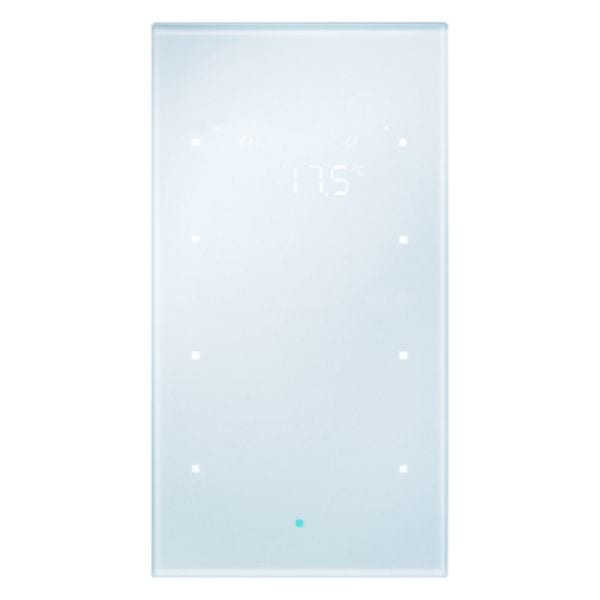 BERKER - KNX TS Sensor 3fach mit RTR konfiguriert Glas alu