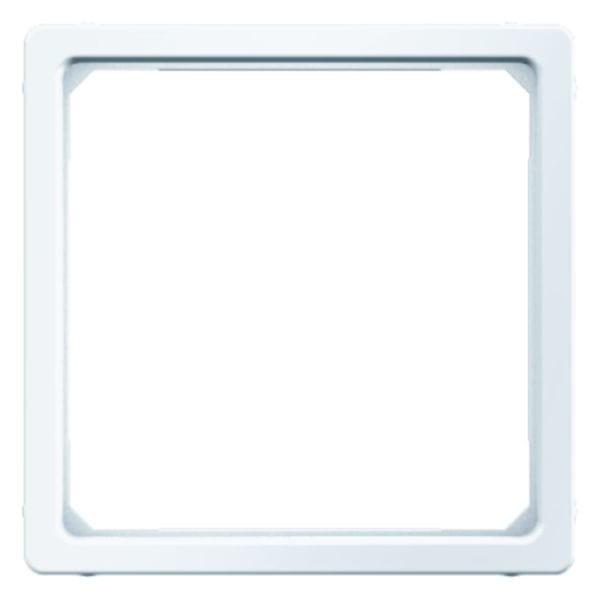 BERKER - Q.x Adapterring für Zentralstück 50 x 50 mm polarweiß samt