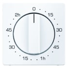 BERKER - Q.x Zentralstück für 120 Min. Zeitschaltuhr polarweiß samt