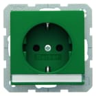 BERKER - Q.x SSD mit Schriftleiste, grün samt