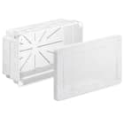 KAISER - Unterputz Universal-Einbaugehäuse, 240x142x102mm, mit Mineralfaserplatte