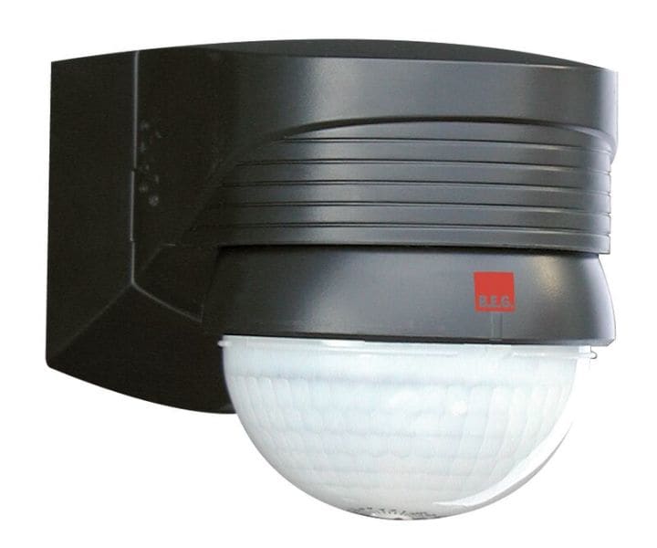BEG - LC-Plus 280 Bewegungsmelder 280° Erfassungsbereich, verstellb.Kugelkopfoptik schwarz